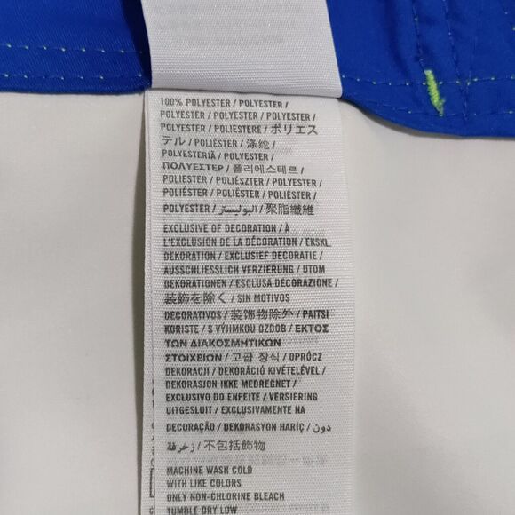 Hollister Mens Medium 7" Board Shorts Swim Trunks Striped Colorful Unlined EUC - Picture 14 of 16